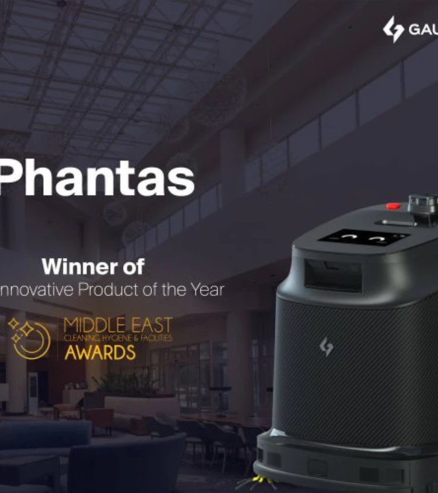 Gausium Phantas Wins MECHF Award 2023 577X500